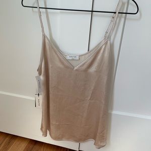 New with tags Aritzia Babaton silk/satin cami size Small